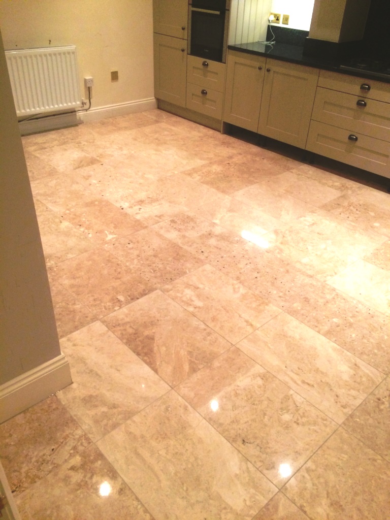 Marble Floor After Cleaning and Polishing Melton Mowbray