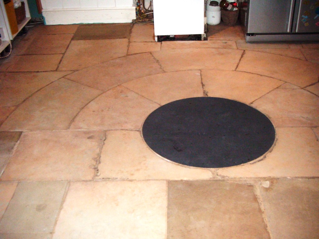 Sandstone Tiled Kitchen Uppingham After